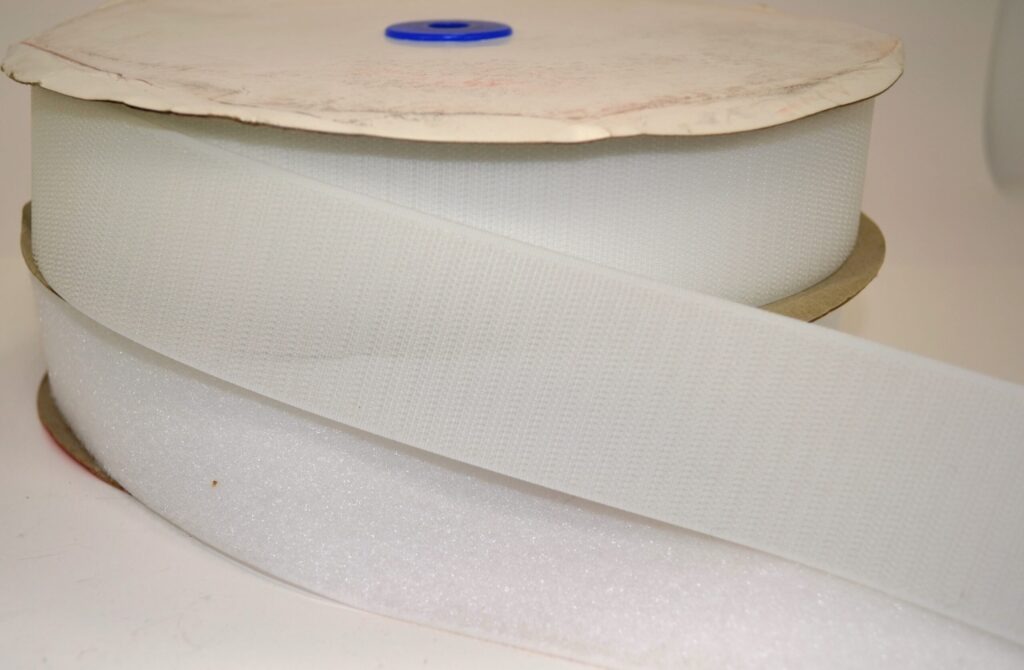 Hook and Loop White - 2" Wide Sew On - Economy
