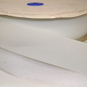 Hook and Loop White - 2" Wide Sew On - Economy